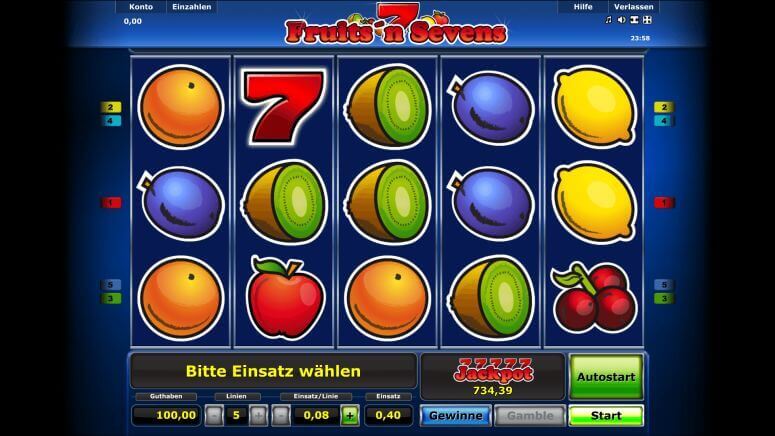 Fruits n Sevens Novomatic