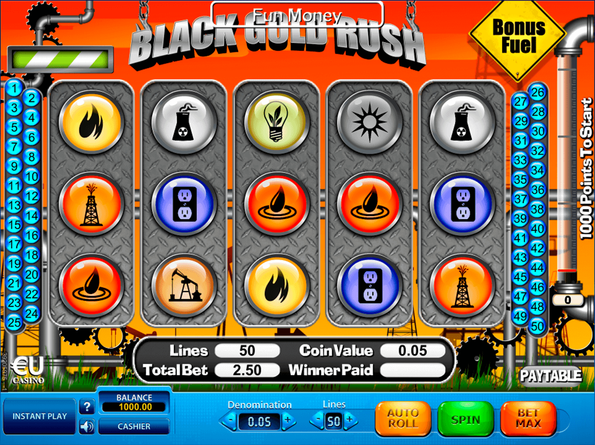 black gold rush skillonnet spielautomaten