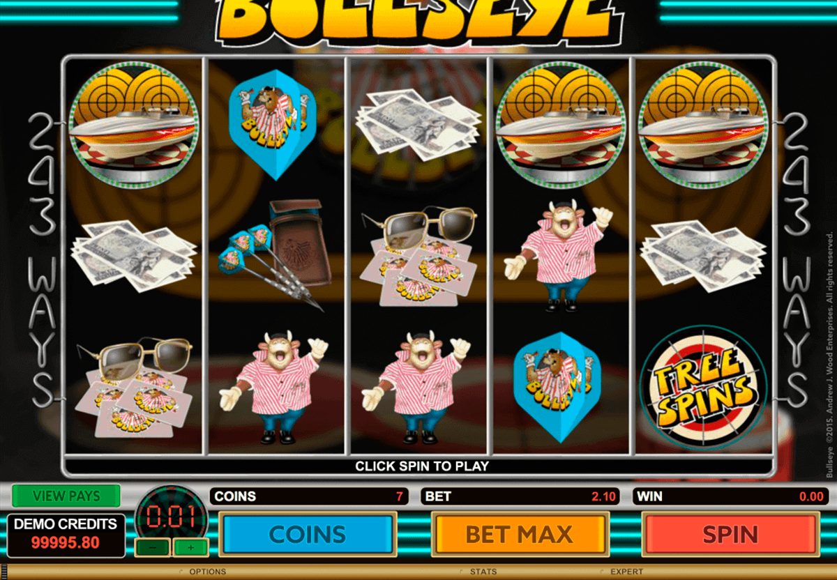 bullseye microgaming spielautomaten