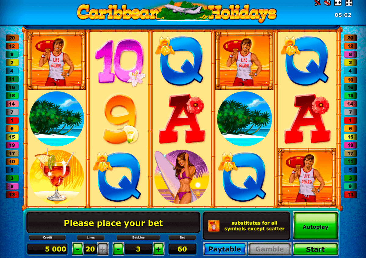 caribbean holidays novomatic spielautomaten