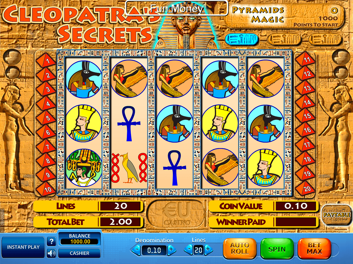 cleopatras secrets skillonnet spielautomaten
