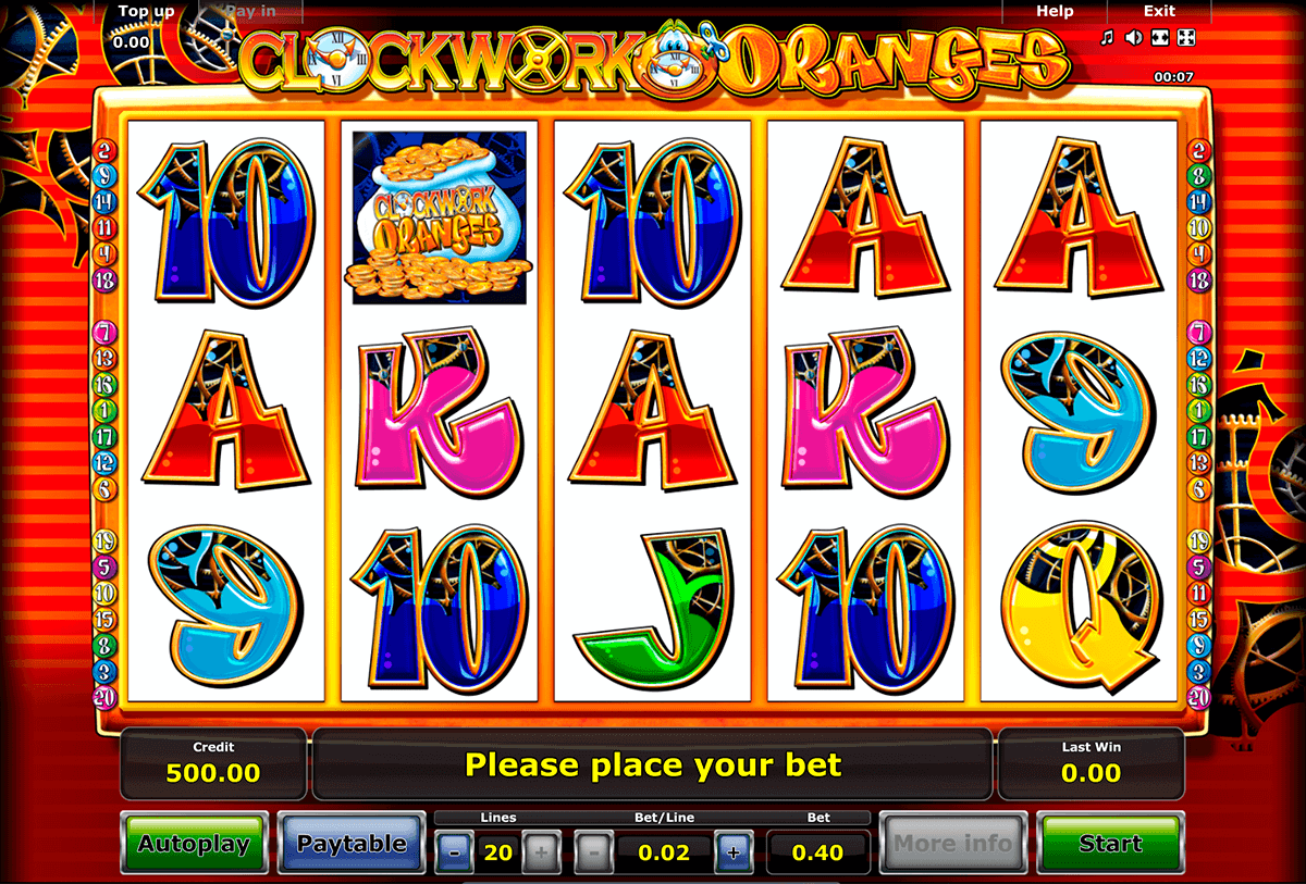 clockwork oranges novomatic spielautomaten