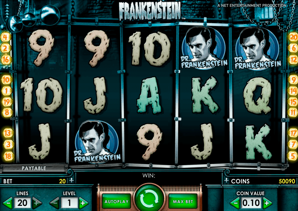 frankenstein netent spielautomaten