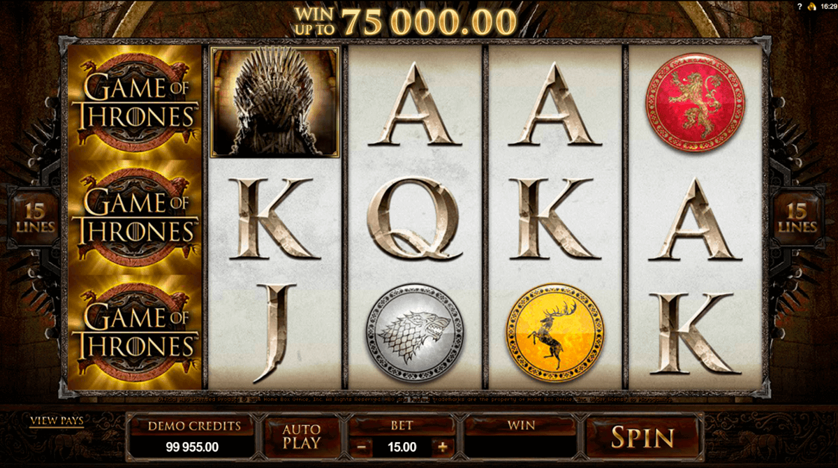 game of thrones lines microgaming spielautomaten