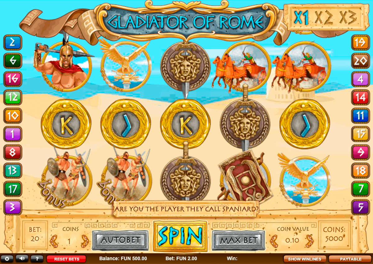 gladiator of rome gaming spielautomaten