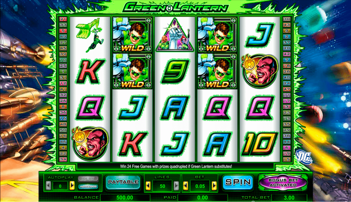 green lantern amaya spielautomaten