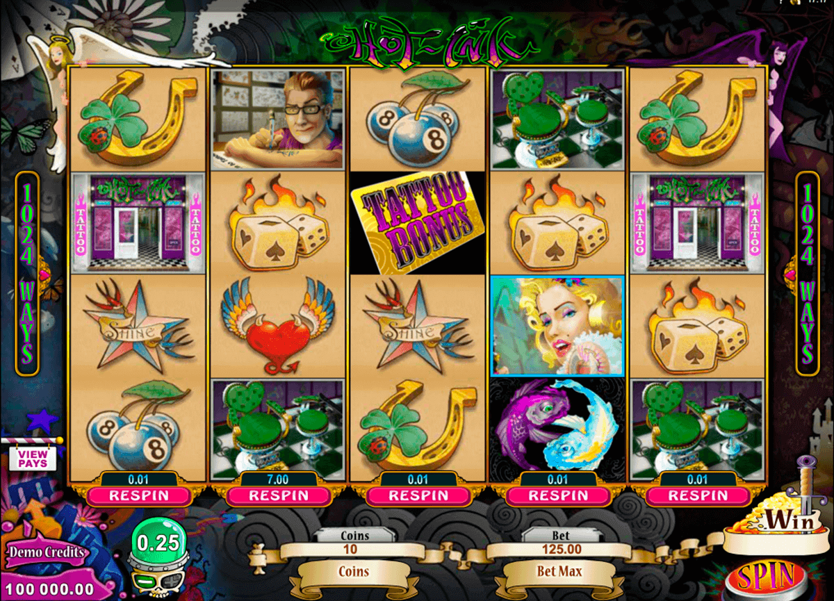 hot ink microgaming spielautomaten