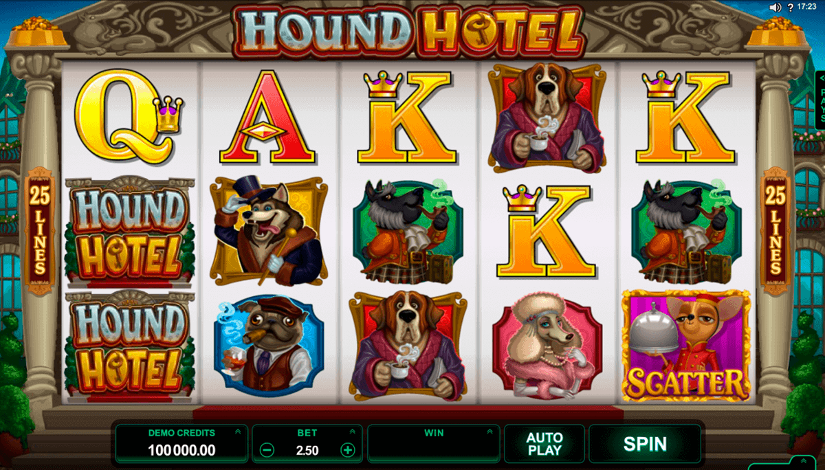 hound hotel microgaming spielautomaten
