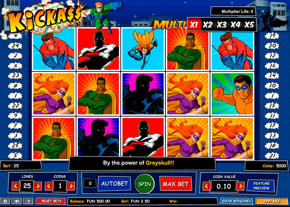 kick ass gaming spielautomaten