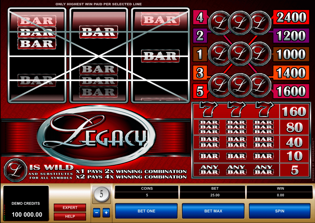 legacy microgaming spielautomaten