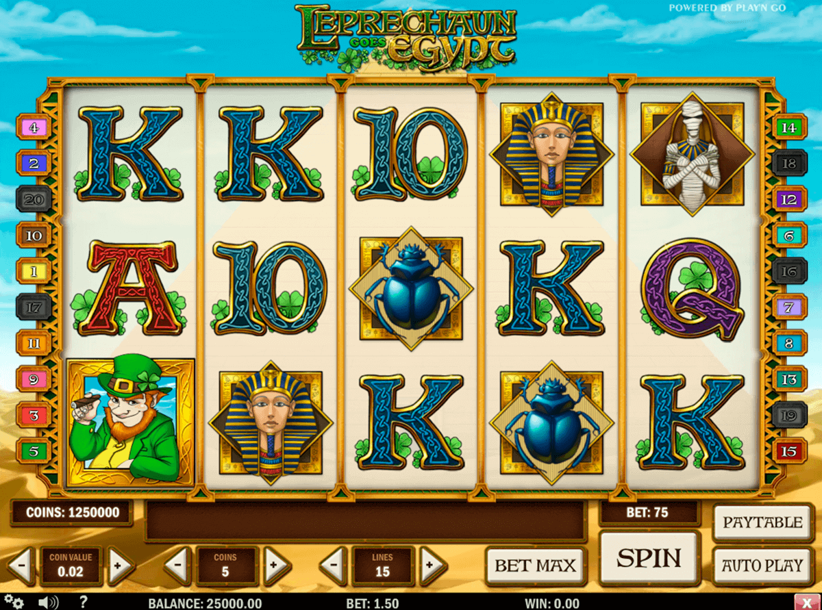 leprechaun goes egypt playn go spielautomaten