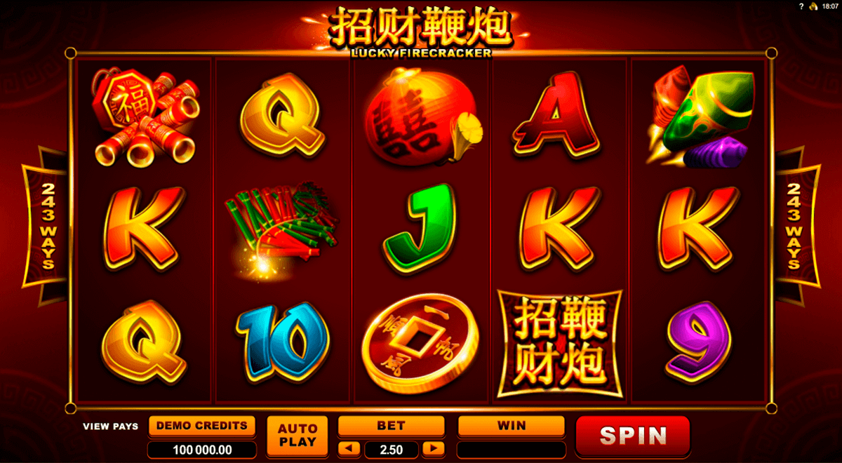 lucky firecracker microgaming spielautomaten