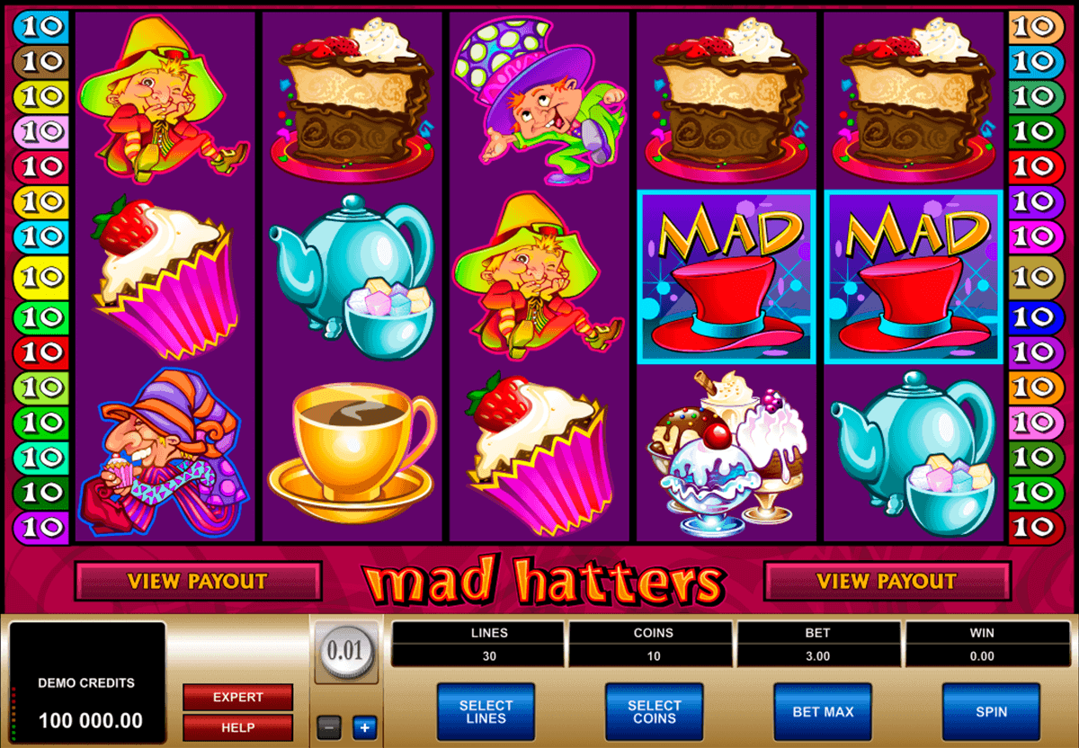mad hatters microgaming spielautomaten