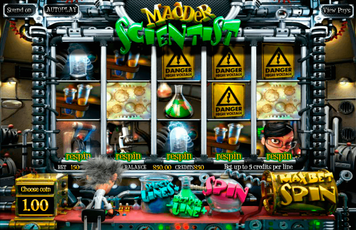 madder scientist betsoft spielautomaten