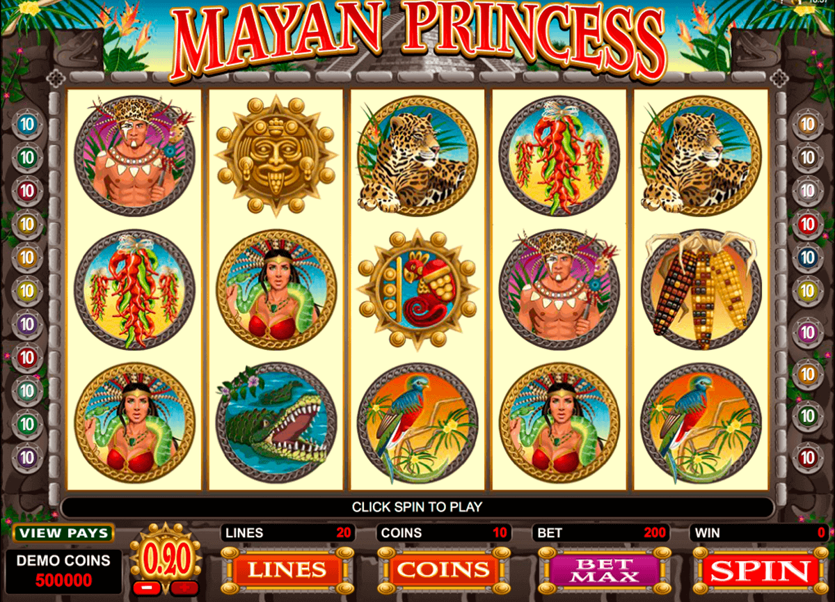 mayan princess microgaming spielautomaten