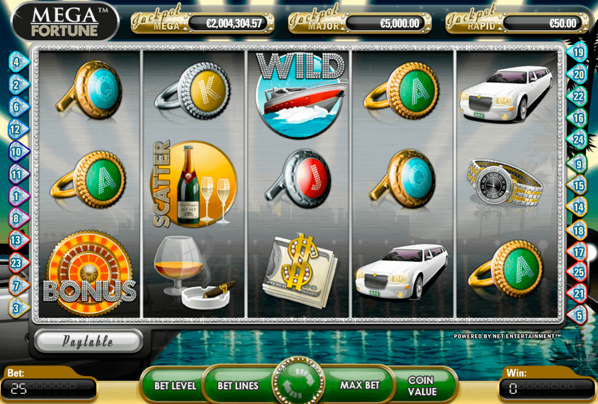 mega fortune netent spielautomaten