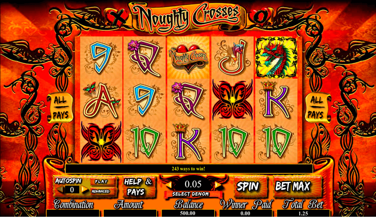 noughty crosses amaya spielautomaten