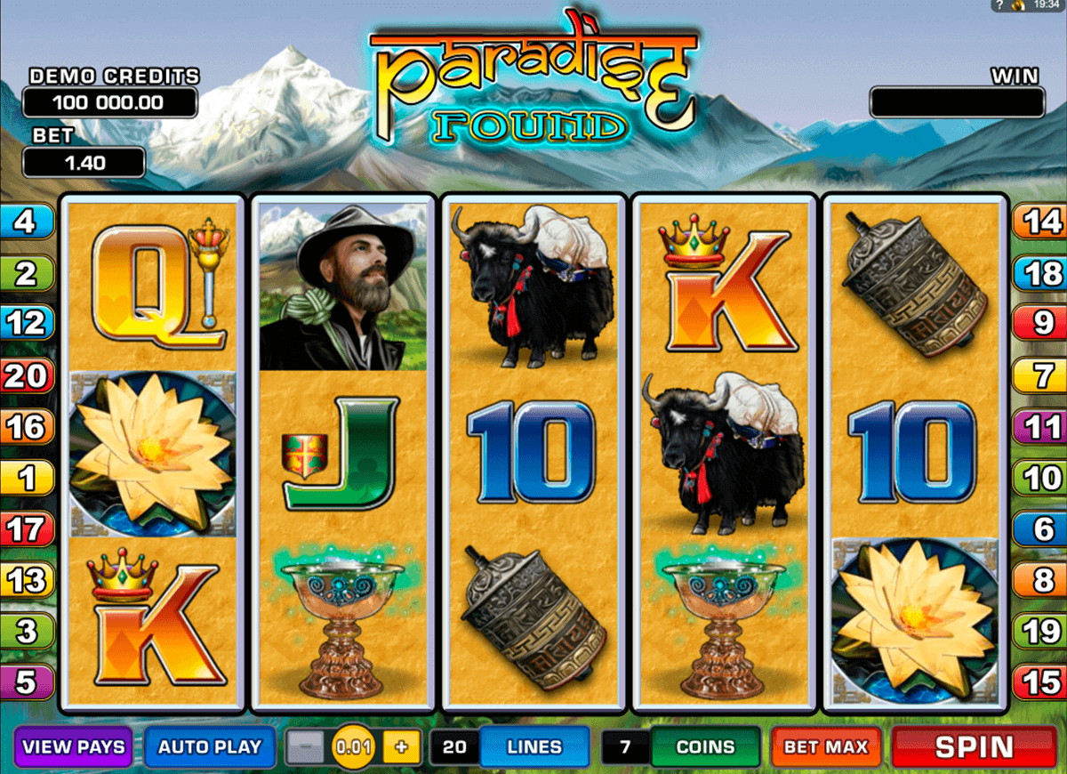 paradise found microgaming spielautomaten