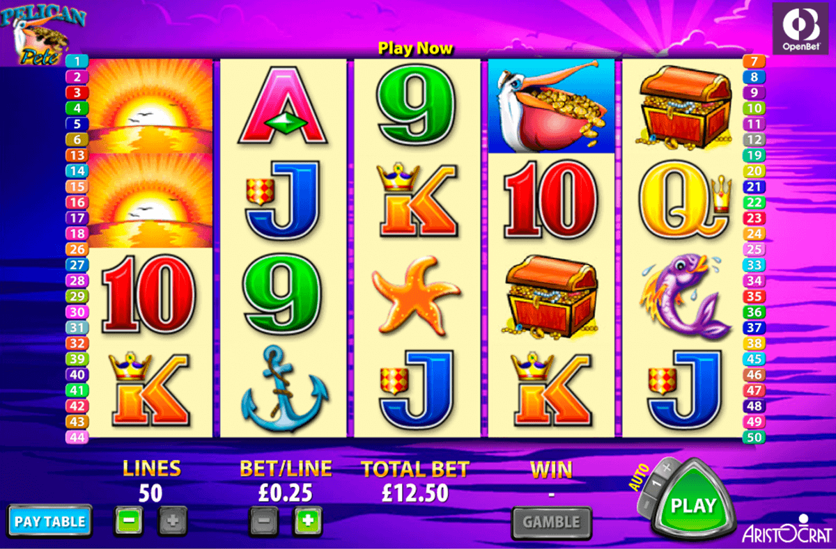 pelican pete aristocrat spielautomaten