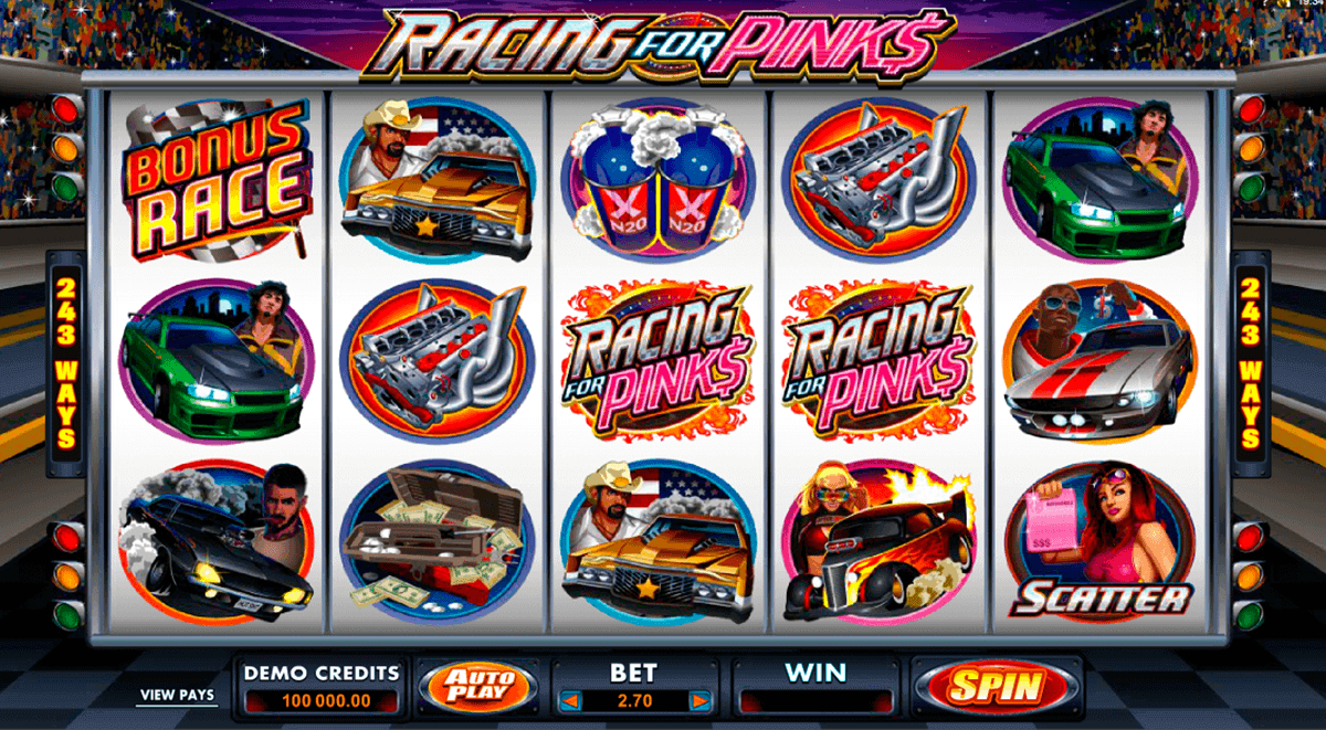 racing for pinks microgaming spielautomaten
