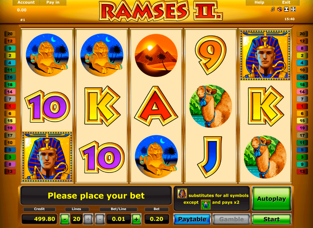ramses ii novomatic spielautomaten