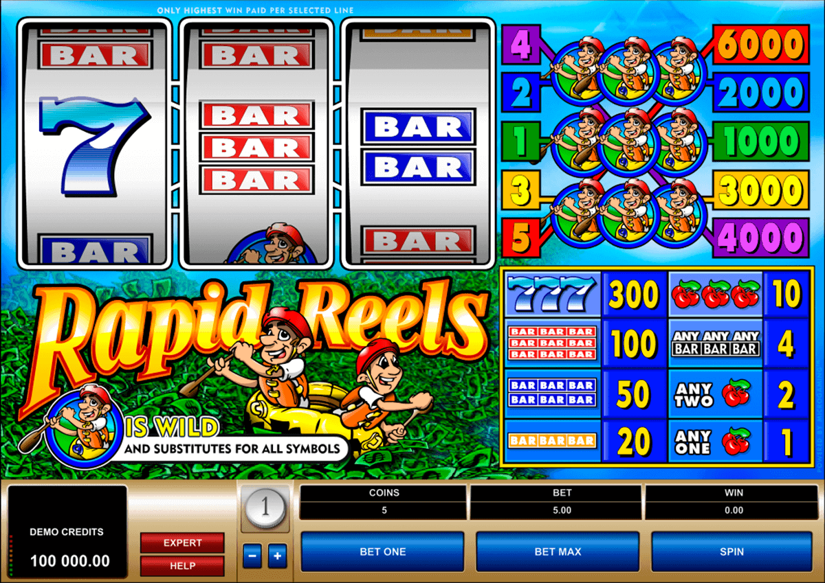 rapid reels microgaming spielautomaten