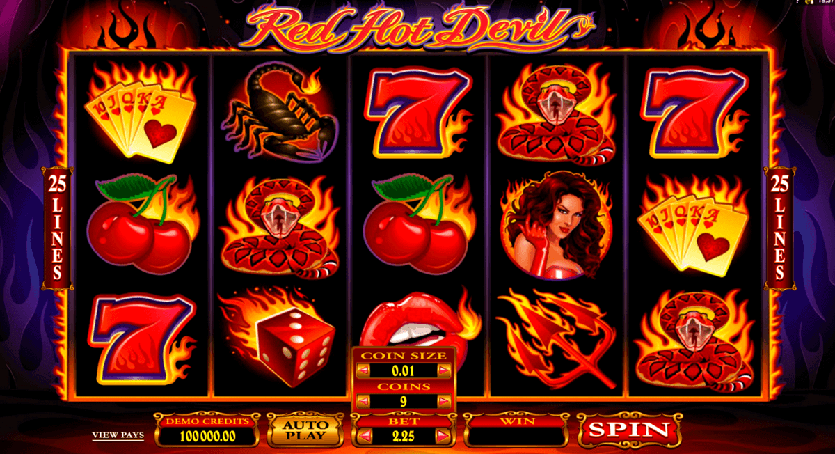red hot devil microgaming spielautomaten