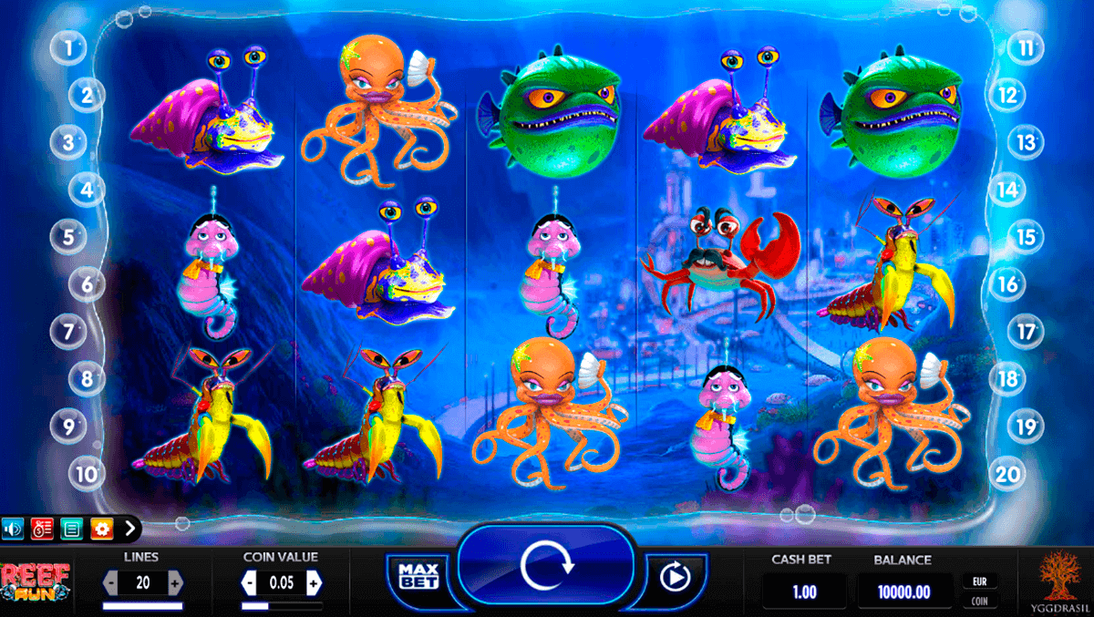 reef run yggdrasil spielautomaten