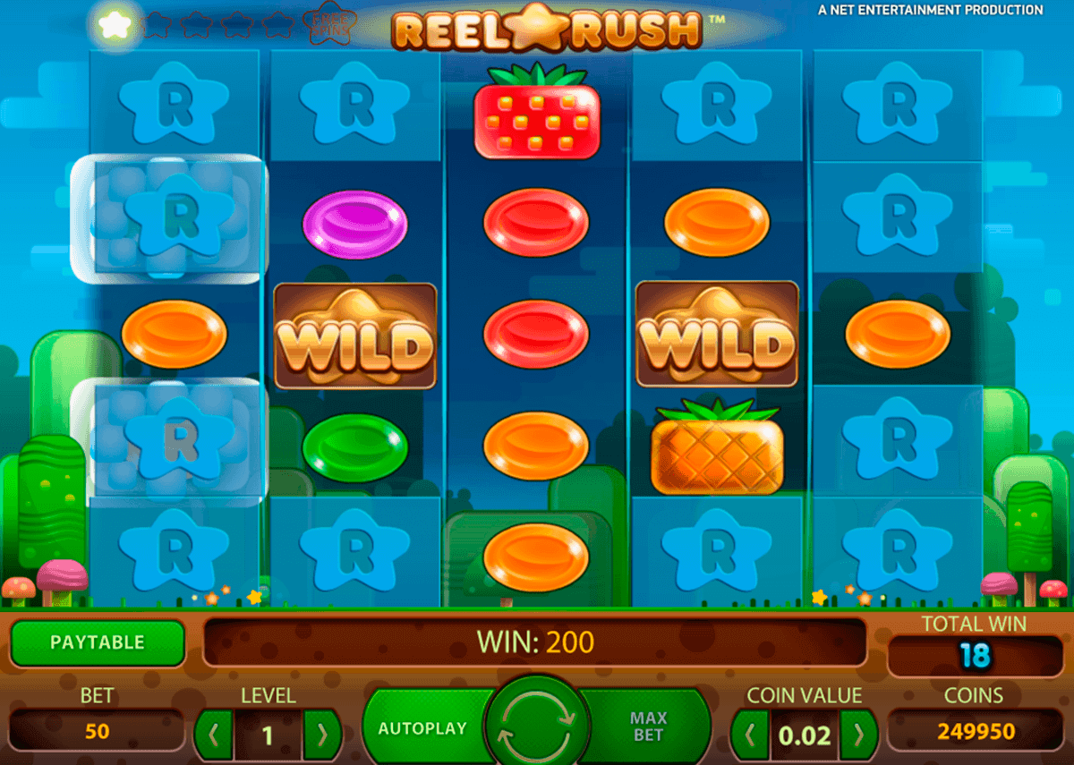 reel rush netent spielautomaten