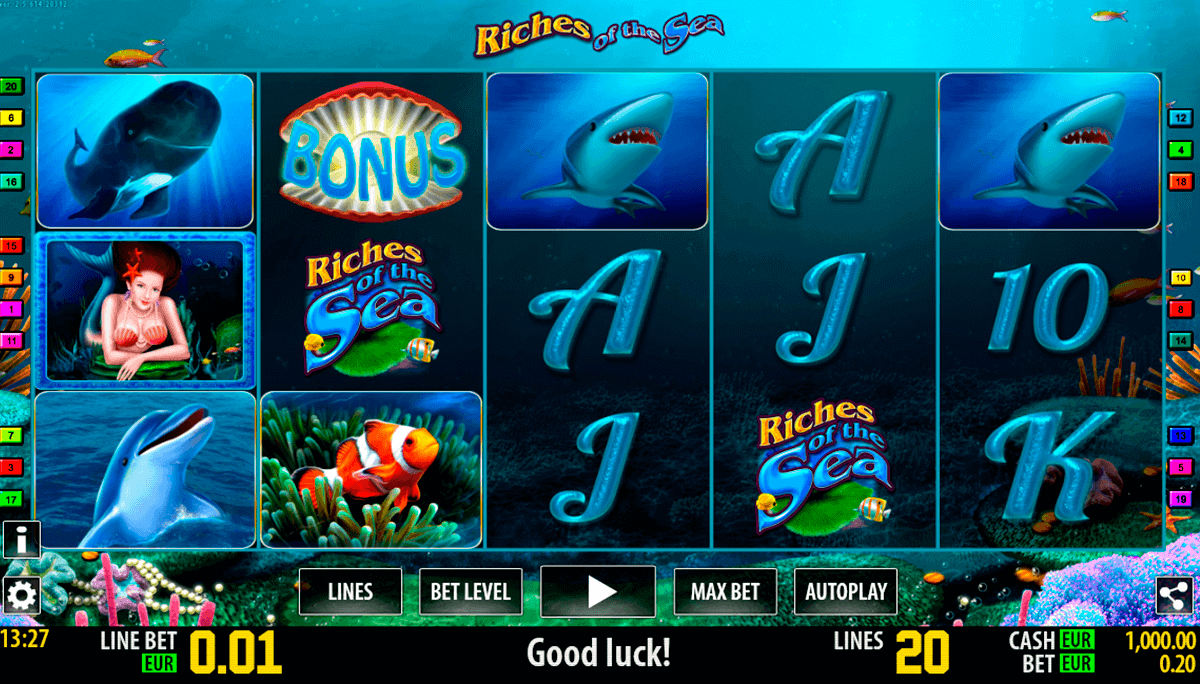 riches of the sea hd world match spielautomaten
