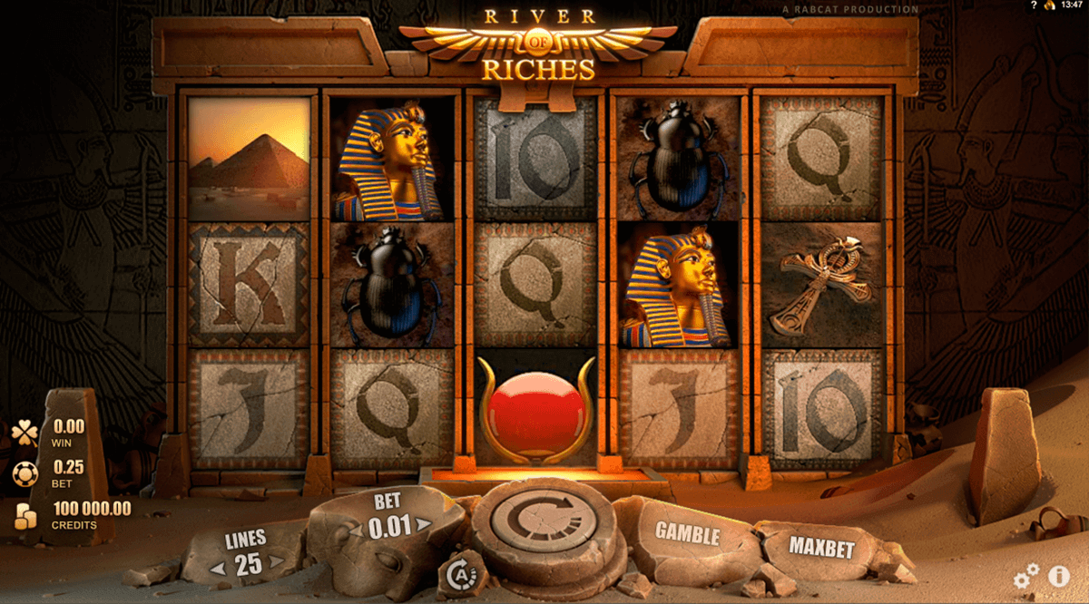 river of riches rabcat spielautomaten