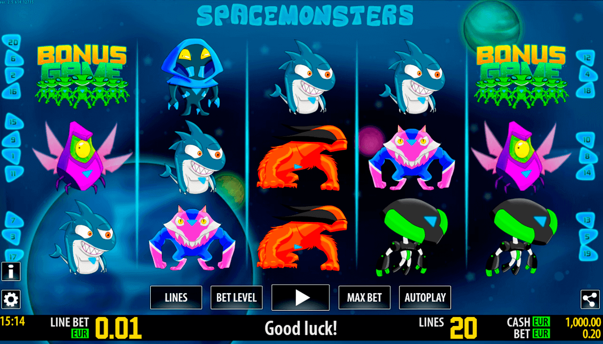space monsters hd world match spielautomaten