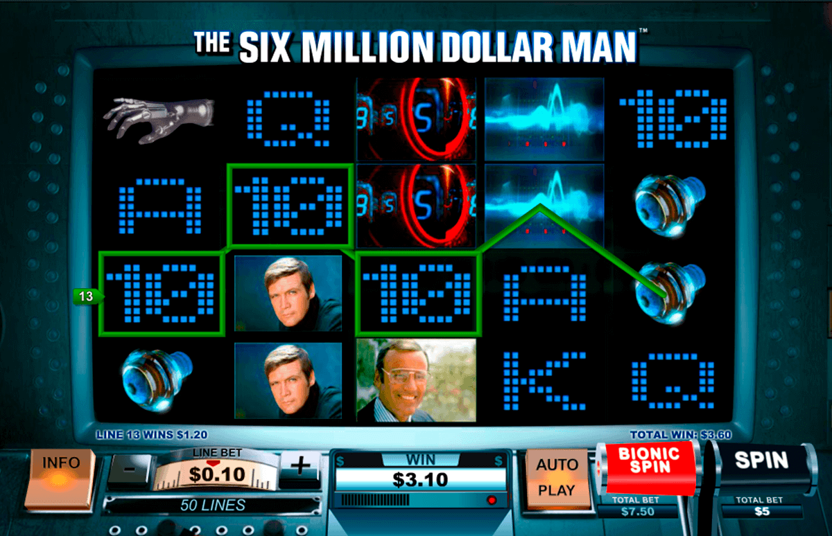 the si million dollar man playtech spielautomaten