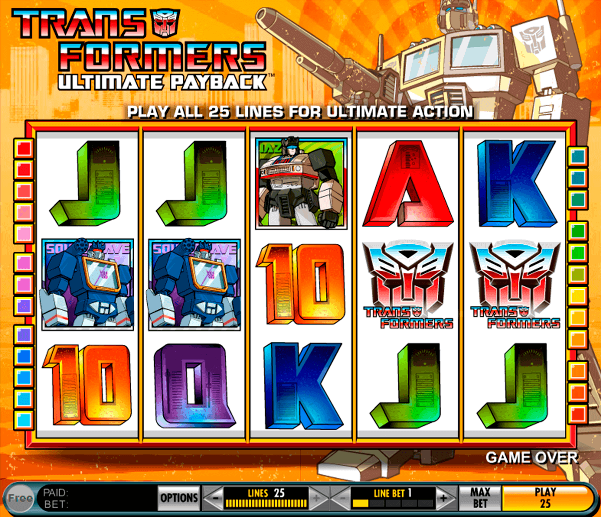 transformers ultimate payback igt spielautomaten