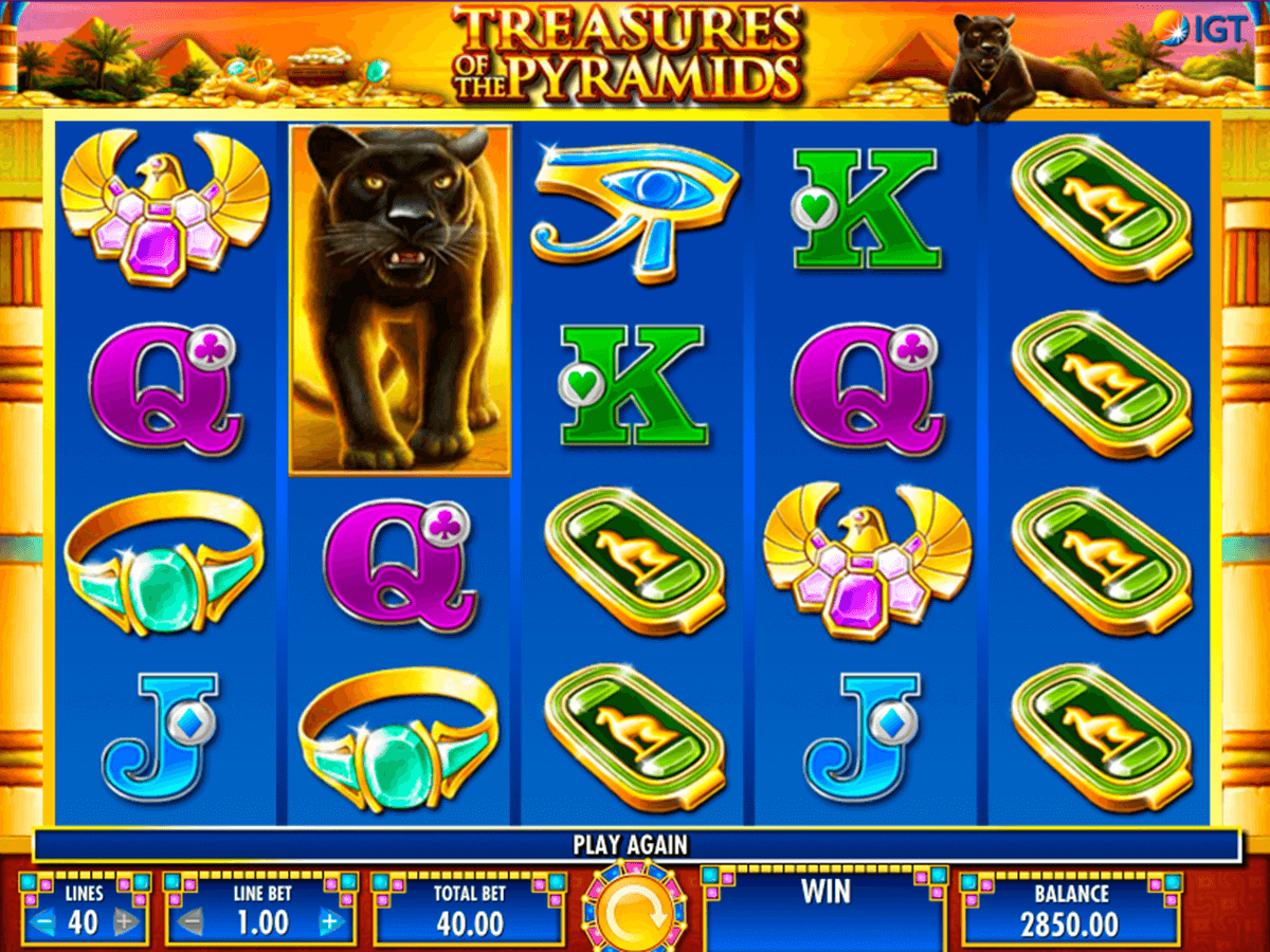 treasures of the pyramids igt spielautomaten