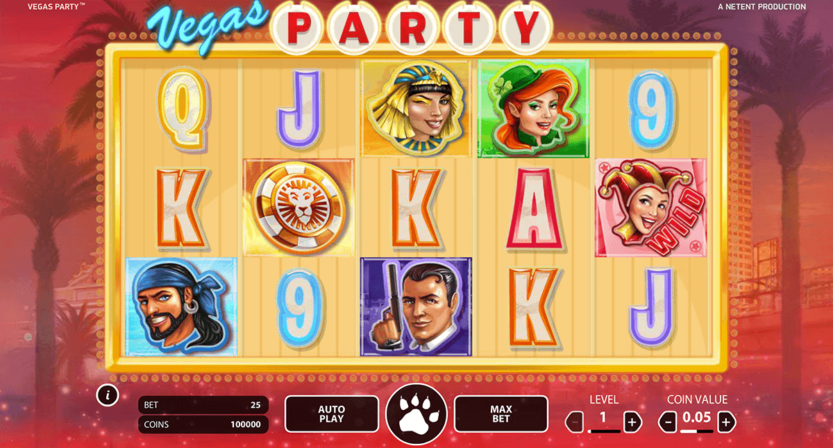 vegas party netent spielautomaten