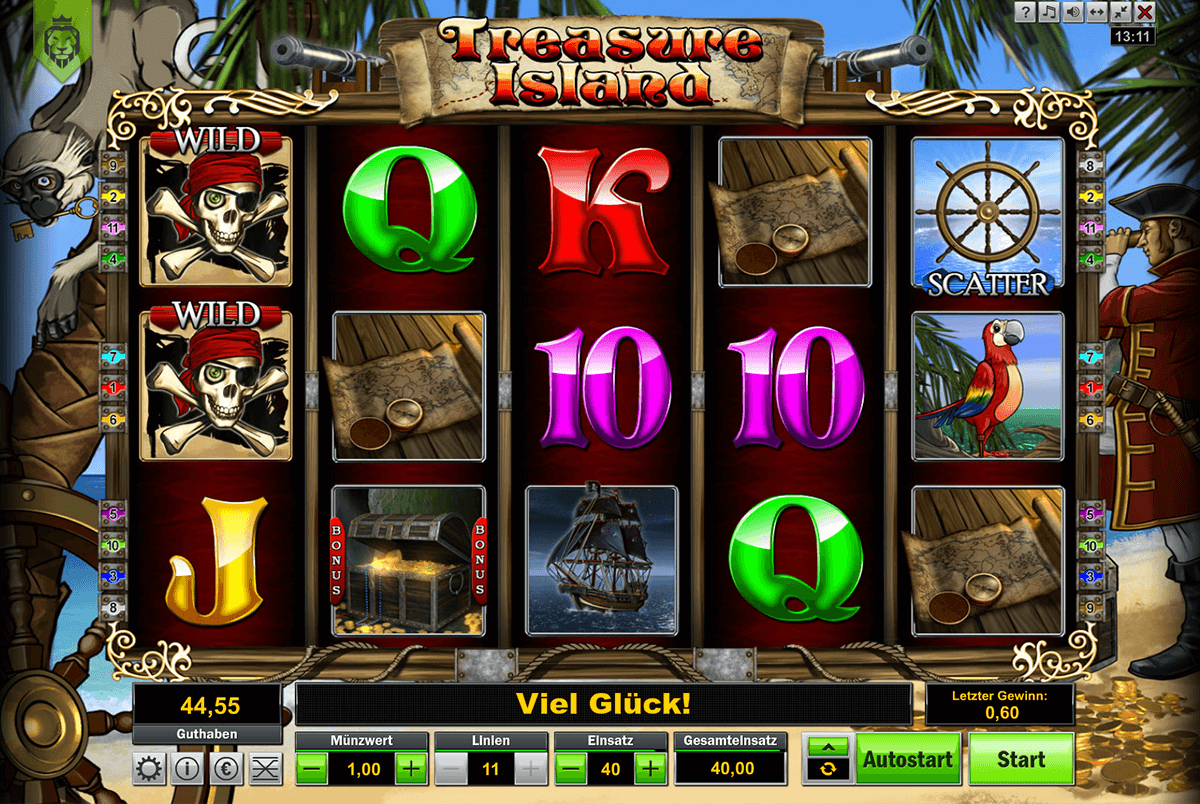treasure island lionlinem