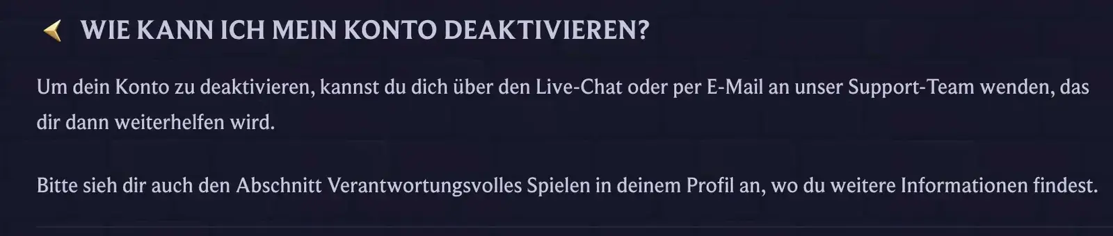 CashBox So löschst du dein Konto