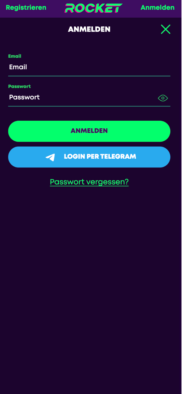 Rocket Casino Login