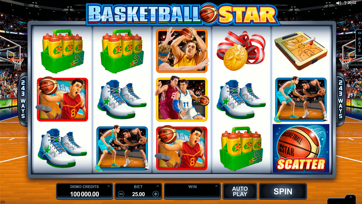basketball star microgaming spielautomaten