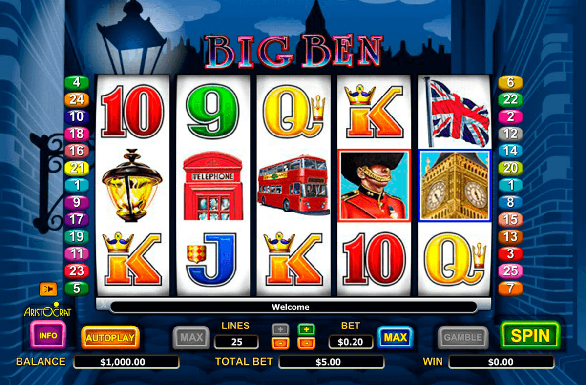 big ben aristocrat spielautomaten