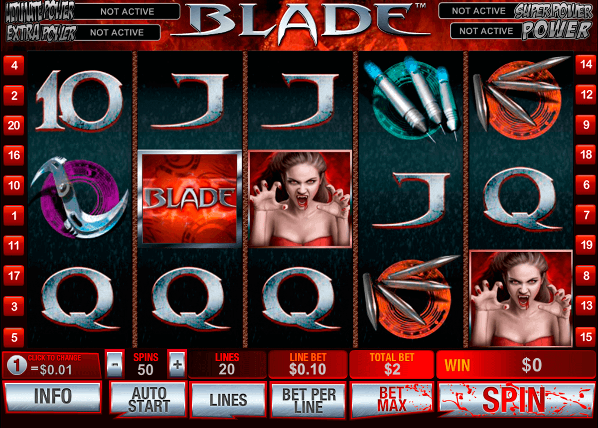 blade playtech spielautomaten