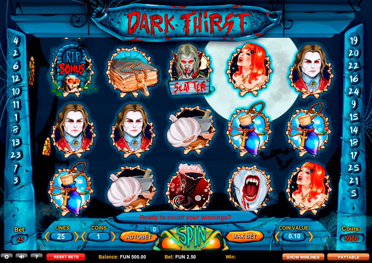 dark thirst gaming spielautomaten