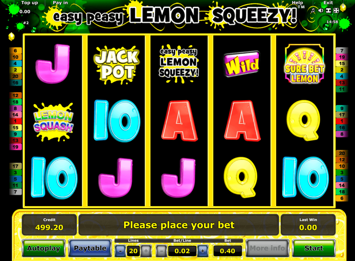 easy peasy lemon squeezy novomatic spielautomaten