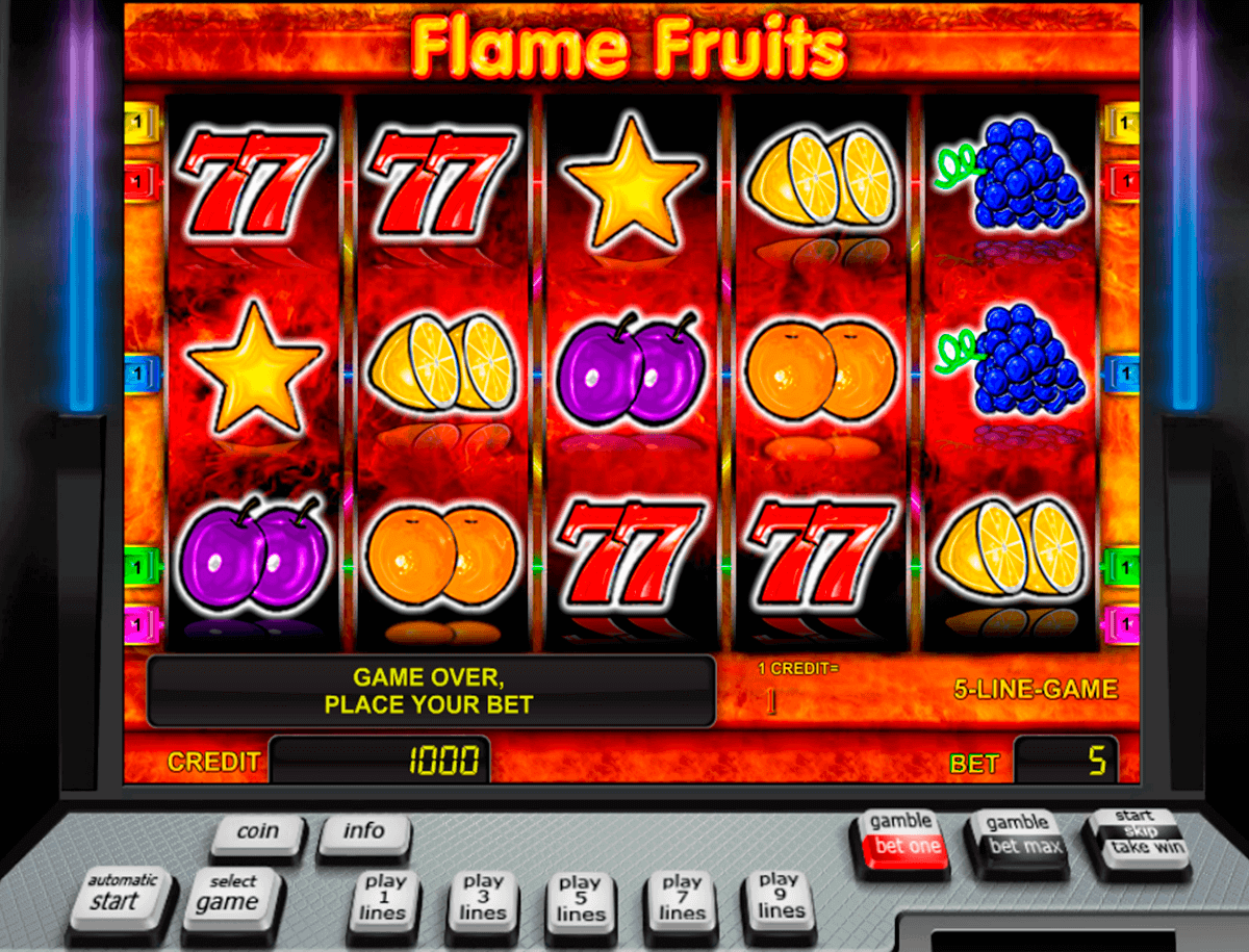 flame fruits novomatic spielautomaten