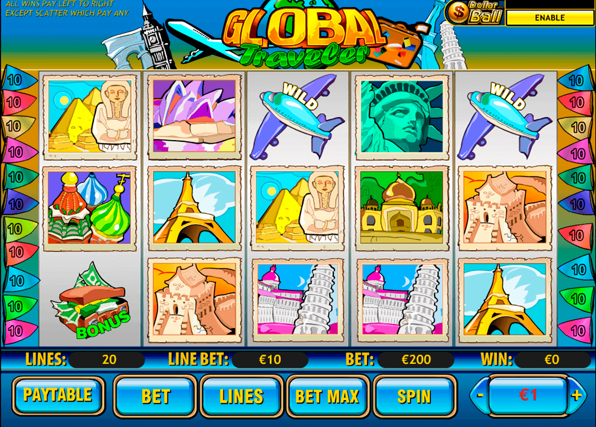 global traveler playtech spielautomaten