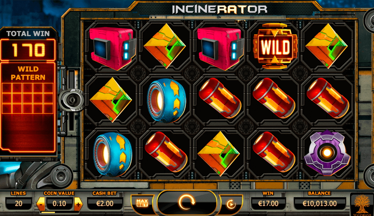 incinerator yggdrasil spielautomaten
