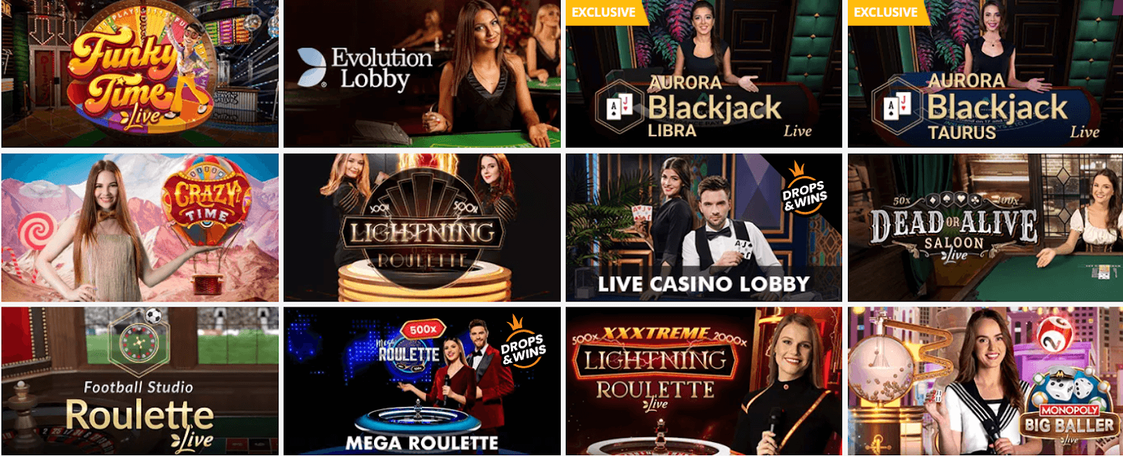 Live Casino ohne Anmeldung