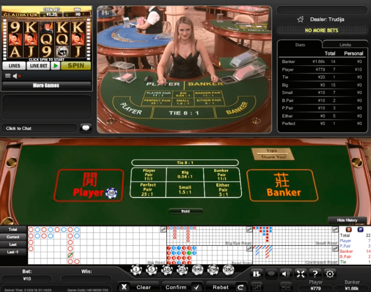 live mini baccarat playtech