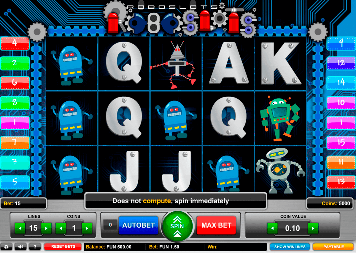 roboslots gaming spielautomaten
